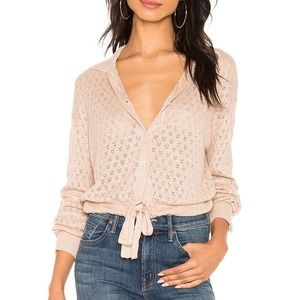 Free People Betty Tie Front Sweater NWT Size Small